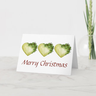 Holly Heart - Christmas Card