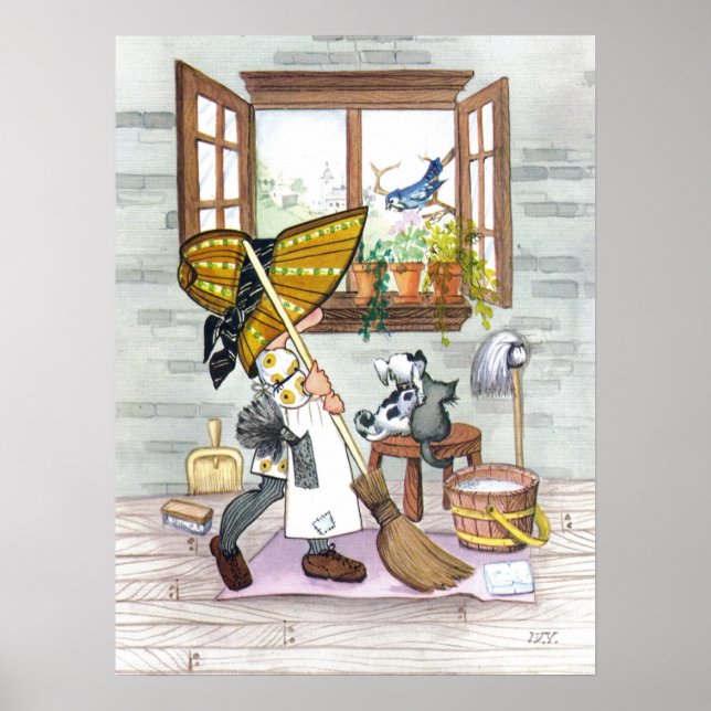 Holly Hobby Cleaning - Poster (Front)