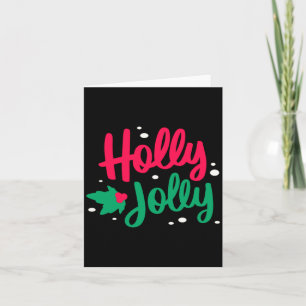 Holly Jolly Christmas  Card
