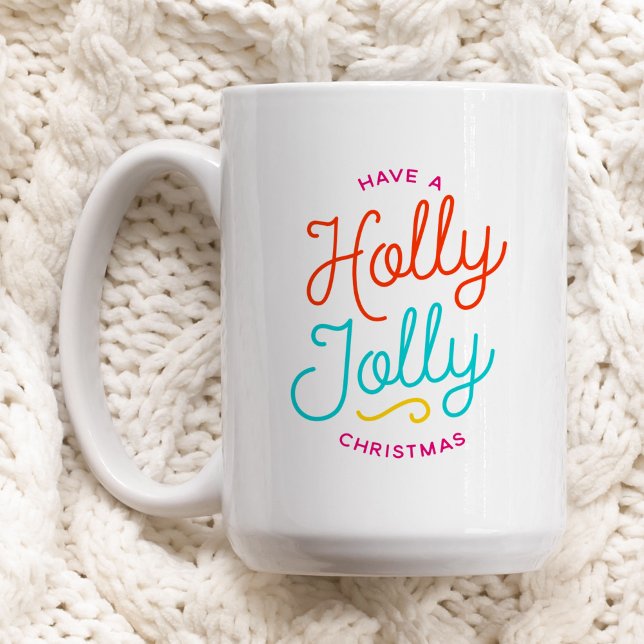 Holly Jolly Christmas Coffee Mug (Creator Uploaded)