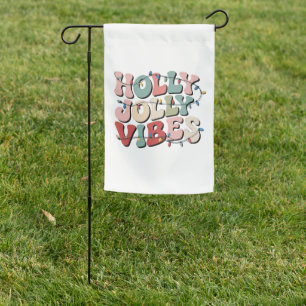 Holly Jolly Christmas Gift Family Xmas Holiday  Garden Flag
