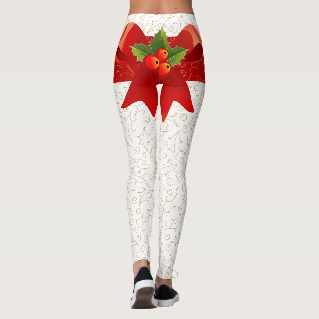 Holly Jolly Christmas Leggings (Back)