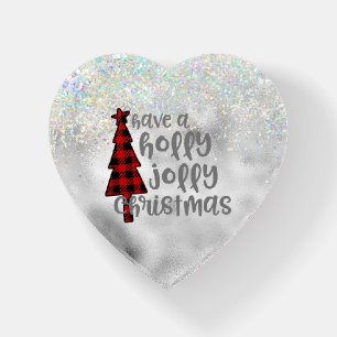 Holly Jolly Christmas Paperweight