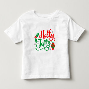 Holly Jolly Christmas Song Toddler T-shirt