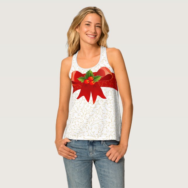 Holly Jolly Christmas Tank Top (Front Full)