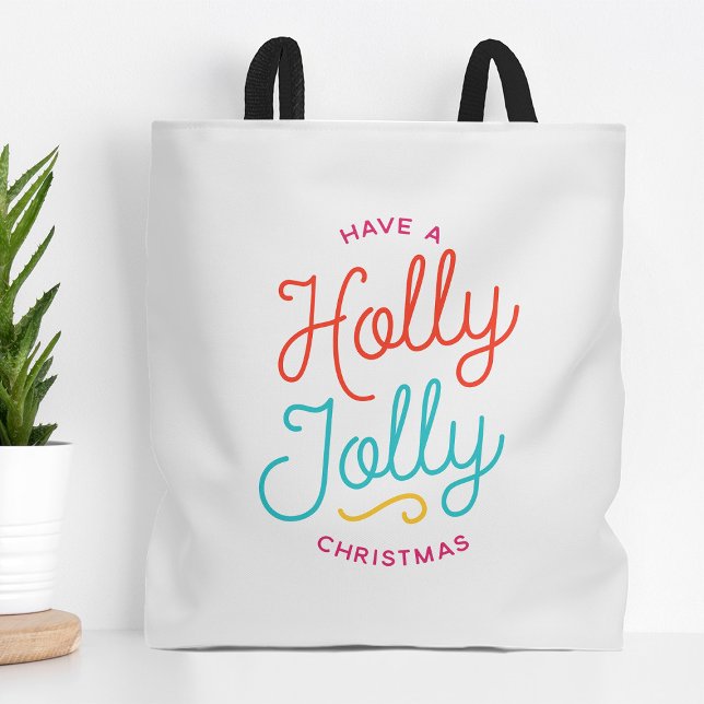 Holly Jolly Christmas Tote Bag (Creator Uploaded)