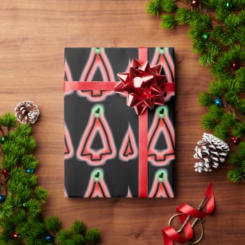 Holly Jolly Christmas Tree Wrapping Paper by SPKCreative at Zazzle