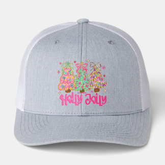Holly Jolly Christmas Trucker Hat