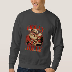Holly Jolly Christmas Wishes Christmas  Sweatshirt