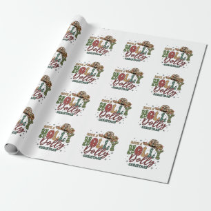 Holly Jolly Christmas Wrapping Paper