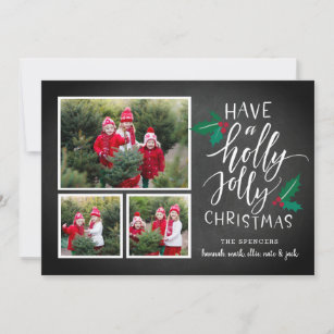 3 Cards from VOILA cards Rainbow SANTA Holly Jolly Christmas Merry Ho Ho Pride 