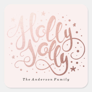 Holly Jolly   Holiday Stickers