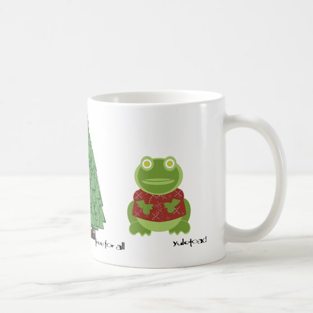 holly jolly in the forest coffee mug (Right)