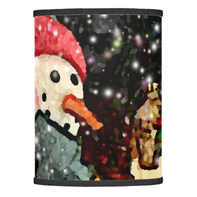 Holly Jolly Lamp Shade (Front)