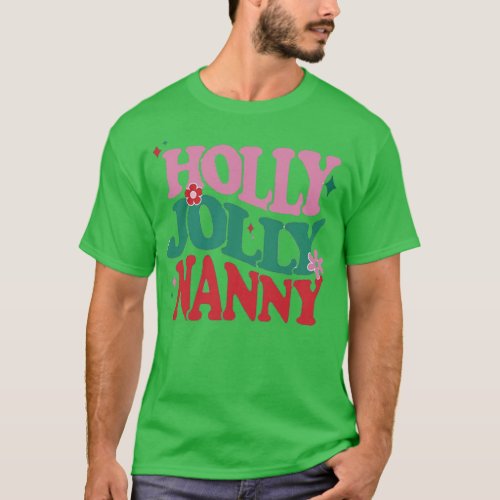 Holly jolly nanny T_Shirt