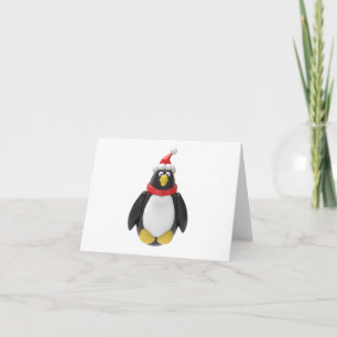 Holly Jolly Penguin Card