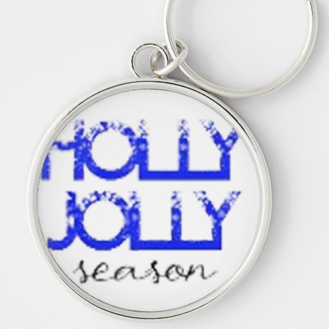 Holly Jolly Season  Keychain (Front)