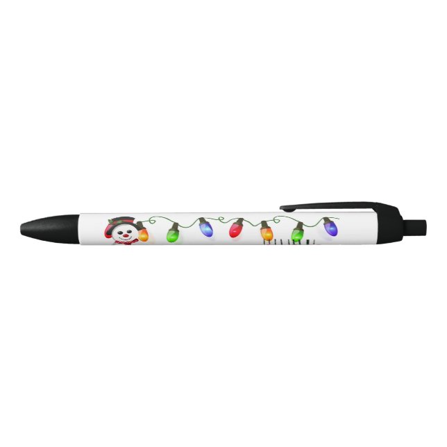 Holly Jolly Snowman Pen (Top)