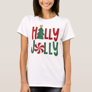 Holly Jolly Sparky Christmas T-Shirt
