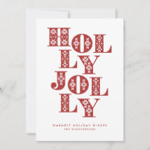 Holly Jolly Sweater Letters