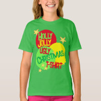 Holly Jolly Ugly Christmas T-Shirt Kid's T-Shirt