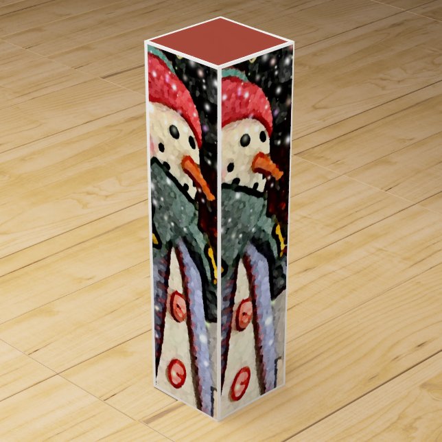 Holly Jolly Wine Gift Box (Front)
