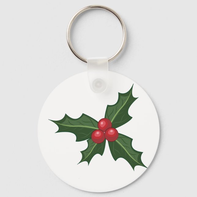 Holly Keychain (Front)