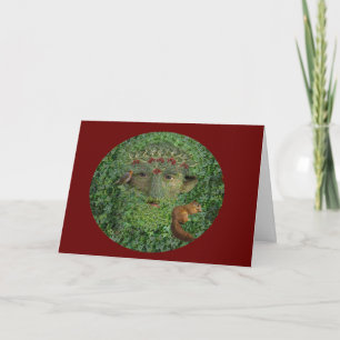 Holly King Greenman Pagan Wiccan Yule Card
