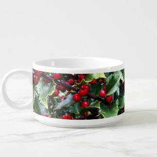Holly leaves and Berries Bowl