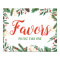 Holly Leaves Berry Christmas | Favors Wedding Sign