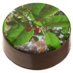 Holly Leaves II Holiday Nature Botanical Chocolate Covered Oreo