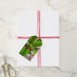 Holly Leaves II Holiday Nature Botanical Gift Tags