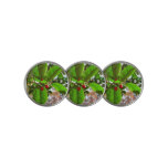 Holly Leaves II Holiday Nature Botanical Golf Ball Marker