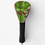 Holly Leaves II Holiday Nature Botanical Golf Head Cover