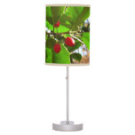 Holly Leaves II Holiday Nature Botanical Table Lamp