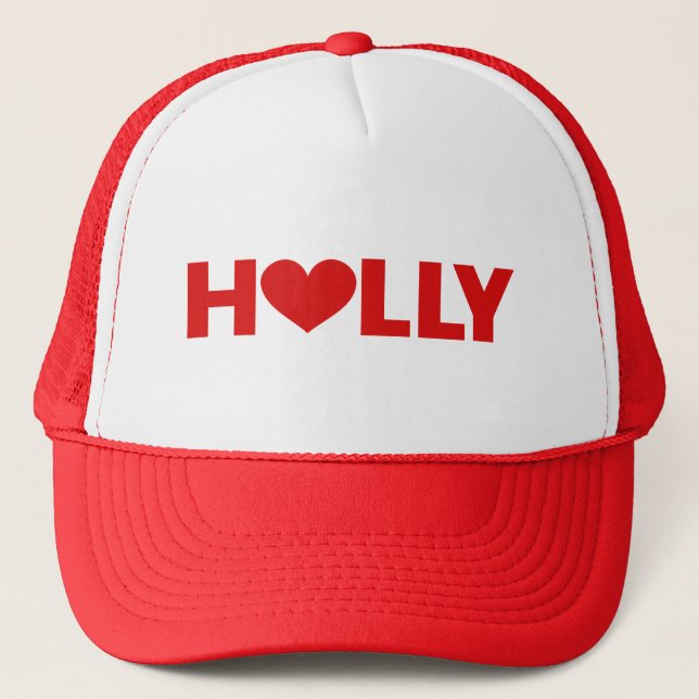Holly Love Trucker Hat (Front)