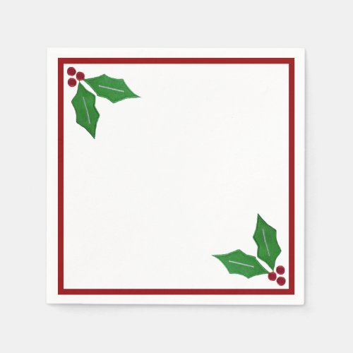 Holly Napkins