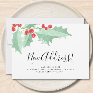 Holly New Address Moving Announcement