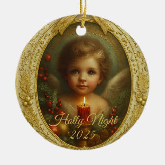 Holly Night 2025 – Angel Keepsake Ornament