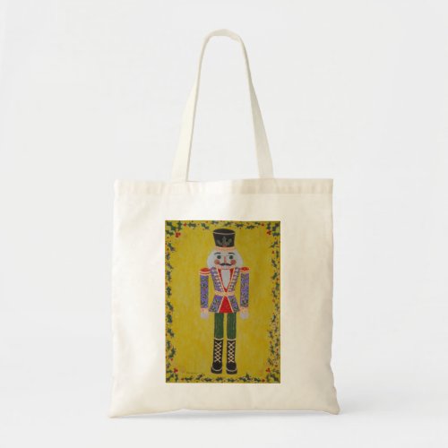 Holly Nutcracker  Tote Bag