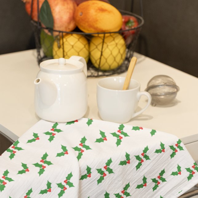 Holly Pattern Kitchen Towel (Creator Uploaded)