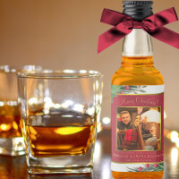 Holly & Pine Merry Christmas Gold Frame Photo Mini