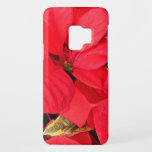 Holly Point Poinsettias Christmas Holiday Floral Case-Mate Samsung Galaxy S9 Case