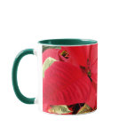 Holly Point Poinsettias Holiday Floral Mug