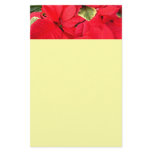 Holly Point Poinsettias Holiday Floral Stationery
