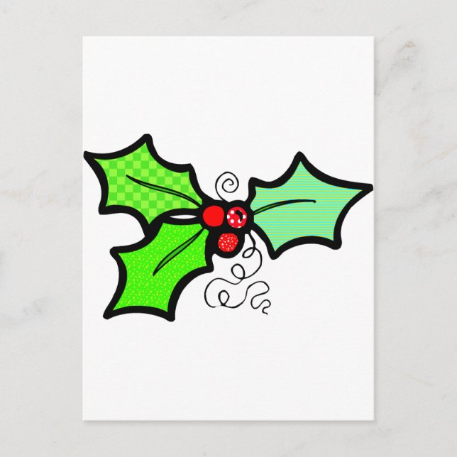 Holly Postcard (Front)