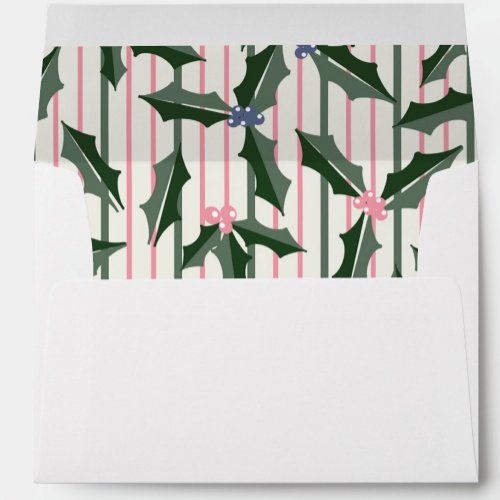 Holly Sprig Envelope