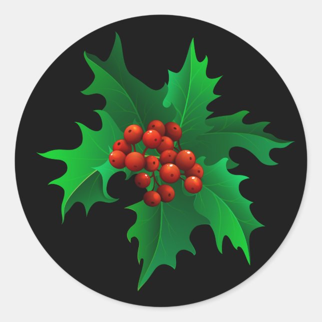 Holly Stickers (Front)