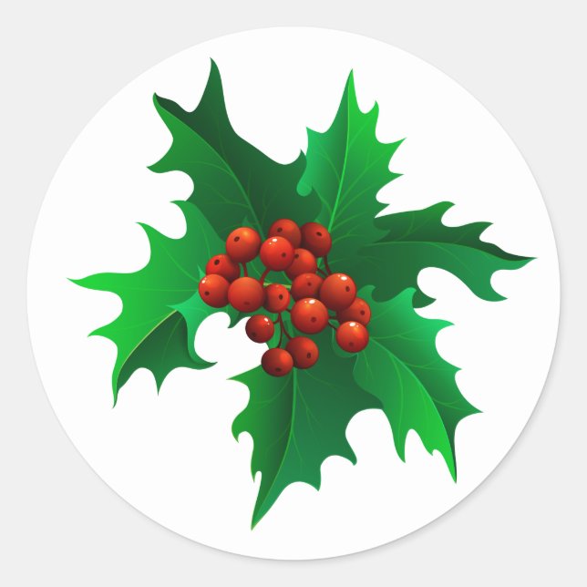Holly Stickers (Front)