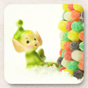 `Holly the Pixie Elf Drink Coaster